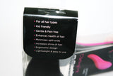 Smooth Thru Detangling Hair Brush by Grace Professional Hair, for tangle free hair in a painless way! Use on wet or dry hair! (Pink)