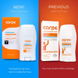 Carpe Antiperspirant Underarm, Hand & Foot Package Deal Save 25% (1Underarm Clinical Strength, 1Hand & 1Foot Antiperspirant), Stop Excessive Sweat, Hyperhidrosis Protection, Dermatologist Recommended