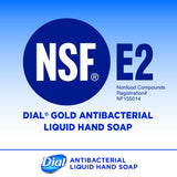 Dial Gold Antimicrobial Liquid Hand Soap, Pump, 12/7.5oz (Pack of 12)