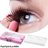 60 Pieces Empty Eyelashes Packaging Box and Tray, 30 Empty Lash Box Case Soft Paper Eyelash Box Eyelash Holder Case Empty Eyelash Case Eyelash Container with 30 Lash Tray Lash Case (Marble)