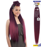 2X BRAID 101 28" (6 Pack, 1B Off Black) - FreeTress Synthetic Hair Jumbo Braiding