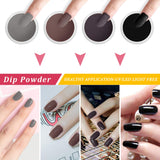Lavender Violets Dip-Powder-Nail-Kit 0.5 oz/bot. Large Capacity Acrylic Dipping-Powder Set for Home Salon Manicure 761