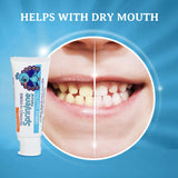 Natural Kids 4-Pack Toothpaste Fluoride-Free for Clean Teeth and Fresh Breath, Vegan and SLS-Free Toothpaste for Children, No Artificial Sweetener, Vanilla Flavor, 3.5 oz - SprinJene