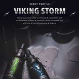 The Beard Struggle Starter Kit | Beard Growth Kit - Nourishing Beard Balm, Oil, Wash & Brush for All Hair Types - Repairs Damaged Hair - Helps Moisturize Dry Skin - (Silver - Viking Storm)