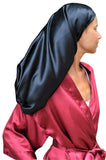 100% Mulberry Silk Hair Wrap 40 momme 3 sizes to choose from, 15", 18", or 25"XLong Luxury Sleep Bonnet Cap for Natural Hair & Long Braids by Scarlett Rain (XLong)