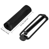 40 Pieces Satin Foam Rollers Hair Sponge Rollers Perm Rods Wave Curlers for Hairdressing Hair Styling Supplies (Black, 0.6 Inch)