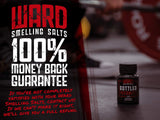 Ward Smelling Salts - Bottled Insanity - Insanely Strong Ammonia Inhalant for Athletes | Smelling Salt for Athletes - Powerlifting Hockey Football Weight Lifting and More | Insane Smelling Salt