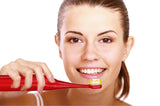 Pursonic S430 SmartSeries Electronic Power Rechargeable Sonic Toothbrush, 12 Brush Heads Included, Red