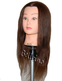 Bellrino 24" Cosmetology Mannequin Manikin Training Head with Human Hair
