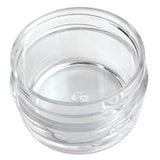 Beauticom 24 Pieces 20G/20ML Round Clear Jars with WHITE Lids for Lotion, Creams, Toners, Lip Balms, Makeup Samples - BPA Free