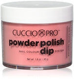 Cuccio Pro Powder Polish Dip - Peach - Nail Lacquer for Manicures & Pedicures, Easy & Fast Application/Removal - No LED/UV Light Needed - Non-Toxic, Odorless, Highly Pigmented - 2 oz