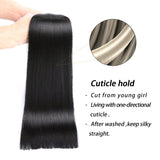 16 inches Remy Tape in Hair Extensions Full Cuticle Virgin Hair Straight 40g 20pcs Jet Black Color