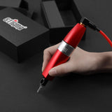 Stigma Rotary Tattoo Machine Professional Tattoo Pen Japan Motor RCA Connected for Tattoo Artist Lipstick Red EM123-2