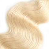 1Bundles 613 Body Wave Human Hair Light Blonde Color Bundles 100% Body Weave Human hair Extensions 100g/Bundle 3-4bundles can be full head(bundle,14")