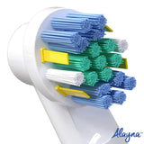 Alayna Replacement Brush Heads - Pack of 20 Generic Electric Toothbrush Heads Fits 7000, Pro 1000, 9600, 500, 3000, 8000, + More-