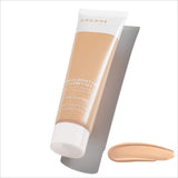 Light Coverage Glow Tint Foundation. Coconut for Natural, Dewy Very Light Ivory Glow - UNDONE BEAUTY Unfoundation Glow Tint. BUTTERCREAM MEDIUM LIGHT