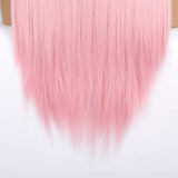 izhenwo Long Straight Blonde Wigs Ombre Light Pink Glueless Synthetic Wig for Women Girls,Heat Resistant Replacement Hair Cosplay Daily Wear Ombre Color (R-pink)