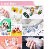 28PCS Nail Art Brushes Manicure tools Pedicure kit Valentine's Day Nail Liner Ombre Brush Nail Painting Design Nail Art Pens Cuticle Removal Tools Scissors Ear Pick Leather Case (Pink)