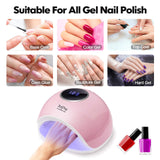 UV LED Nail lamp, 48W Nail Dryer UV Light for Gel Nails Polish with smart Sensor for Salon Curing Lamp and Home Professional