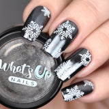 Whats Up Nails - Black Chrome Powder for Mirror Nails