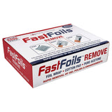Americanails FastFoils - One Step Nail Polish Remover, Gel Polish Remover Wraps, Lint Free Soak Off Foil Wipe Pads for Acrylic Nails, Professional Foil Thinner Strips, 500ct