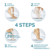 Amope Pedi Perfect Kit with Amope Pedi Perfect Electronic Foot File (1 File) + Amope Pedimask, Lavender Oil Essence, (1 pair)