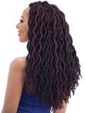 2X LARGE SOFT WAVY FAUX LOC 16" (1B Off Black) - Freetress Synthetic Crochet Braid Dread Locks