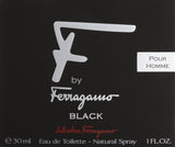 Salvatore Ferragamo Pour Homme Black Eau de Toilette Spray, 1 Ounce