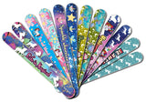 Creanoso Unicorn Emery Board (24-Pack) - Handy Nail Accessories - For Manicure Pedicure - Keep Your Fingernails and Toenails in Tip-top Shape - Great Stocking Stuffers – Beauty Need Essentials