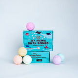 Kids Bath Bombs with Surprise Inside: Sea Animal Toys Inside, Great Bath Bombs Gift Set for Boys and Girls, Safe Ingredients Don’t Stain The Tub. Educational Learning Toys for 3 4 5 6 7 8 Years Old