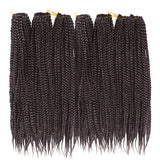 7 Packs 22inches Box Braids Crochet Braids 3X Box Braid Crochet Hair Extension 20 Strands/Pack (22"7Packs,#2)