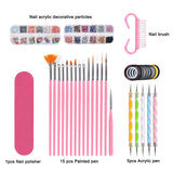yinhua UV Lamp LED Dry Nail Kit Portable Dry Nail Kit Nail Art Drill Set Dry Nail Drill Kit Acrylic Led Nail Drill Set Nail Drill Art Manicure with Full Kit Nail Art Tools