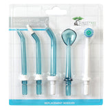 Replacement Tips for The Professional Series Countertop Oral Irrigator Water Flosser by ToiletTree Products (5 Tips)