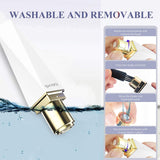 Rechargeable Facial Hair Remover for Women, Electric Painless Hair Shaver Removal Face Razors Epilator for Face Lips, Bikini and Full Body, Hair Trimmer for Women