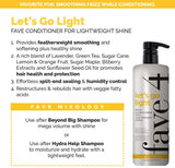 fave4 hair Let's Go Light Conditioner for Lightweight Shine, Replenish Split Ends & Frizz, 25.36 fl oz