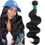 Lizourey Hair Brazilian Virgin Hair Body Wave Hair One Bundle 14inch 100% Unprocessed Virgin Human Hair Extension Weave Weft Natural Color (100+/-5g)/bundle