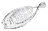 Zhooch Hair Clip - Puffer Banana Banana Clips, All Day Hold, Hair Barrettes Hair Accessories for Women Made In Korea (Large 4", Invisible Clear)