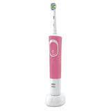 Oral-B Electric Toothbrush with 1 Oral-B Replacement Brush Head, Vitality Flossaction, Pink