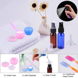 18Pcs Travel Bottles Set, REERON 3Oz Leak Proof Silicone Travel Containers TSA Approved, Refillable Toiletries Travel Tubes Accessorie & Spray Bottles & Cream Jars, For Cosmetic Shampoo Lotion Liquids