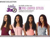 Sensationnel Crochet braids Lulutress 3X Pre-Looped 3D Passion Twist 12" (1-PACK, SM1B/30)