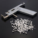 H88 Steel Ear Body Lips Nose Navel Body Ring Piercing Gun Kit Set with 90 Pcs Free Studs and Backs Stainless Steel