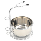 Professional Shaving sets for men, Universal Shave Stand Holder With Stainless Steel Soap Bowl/mug for Cartridge Razors,Safety Razor,Most of Brush