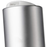 2 oz Clear Natural Refillable Plastic Squeeze Bottle with Silver Metal Disc Cap Top - (12 Pack)