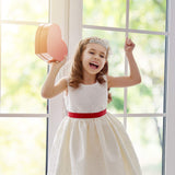 6 Pieces Girls Crystal Tiara Heart Rhinestone Tiara Crown Princess Crystal Headband for Kids Wedding Prom Birthday Party