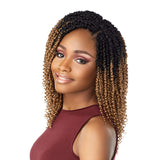 Sensationnel Lulutress Synthetic Braid - 2x Skinny Passion Twist 12 (1B Off Black)