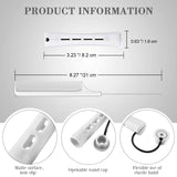 48 Pieces Hair Perm Rods Cold Wave Rods Plastic Perming Rods Curlers Hair Rollers with Steel Pintail Comb Rat Tail Comb for Hairdressing Styling Tools (0.63 Inch/ 1.6 cm, White)