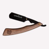 American Wood Stylish Cut Throat Barber Salon Men Shaving Razor +100 Blades