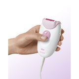 Braun Silk-épil 3 Women's Epilator, Electric Hair Removal, White/Purple (Packaging May Vary)