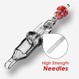 Wormhole Tattoo Cartridge Needles 9M1 Tattoo Cartridges Professional Disposable Tattoo Needle Cartridge Sterilized Tattoo Needles Safe Cartridge Needles 1209M1