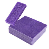 NOVAL Disposable Pedicure Scrubber Callus Remover Pumice Stone for Foot Care Purple Coarse 40 PCS,Toe Separator 100 Pairs, Slippers Flip Flops 12 Pairs for Pedicure Nail Salon (random)